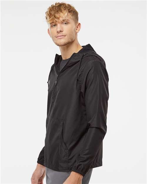 Unisex Lightweight Quarter-Zip Windbreaker Pullover Jacket